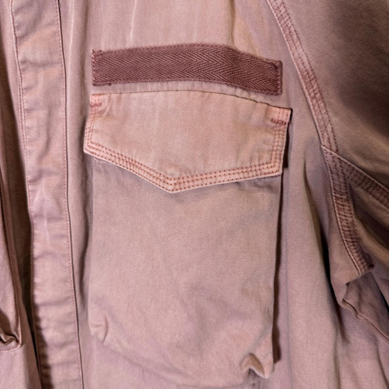 Pistola Pistola Briana Utility Cotton Shirt Jacket in Clay Sz M Size M / US 6-8 / IT 42-44 - 9 Thumbnail
