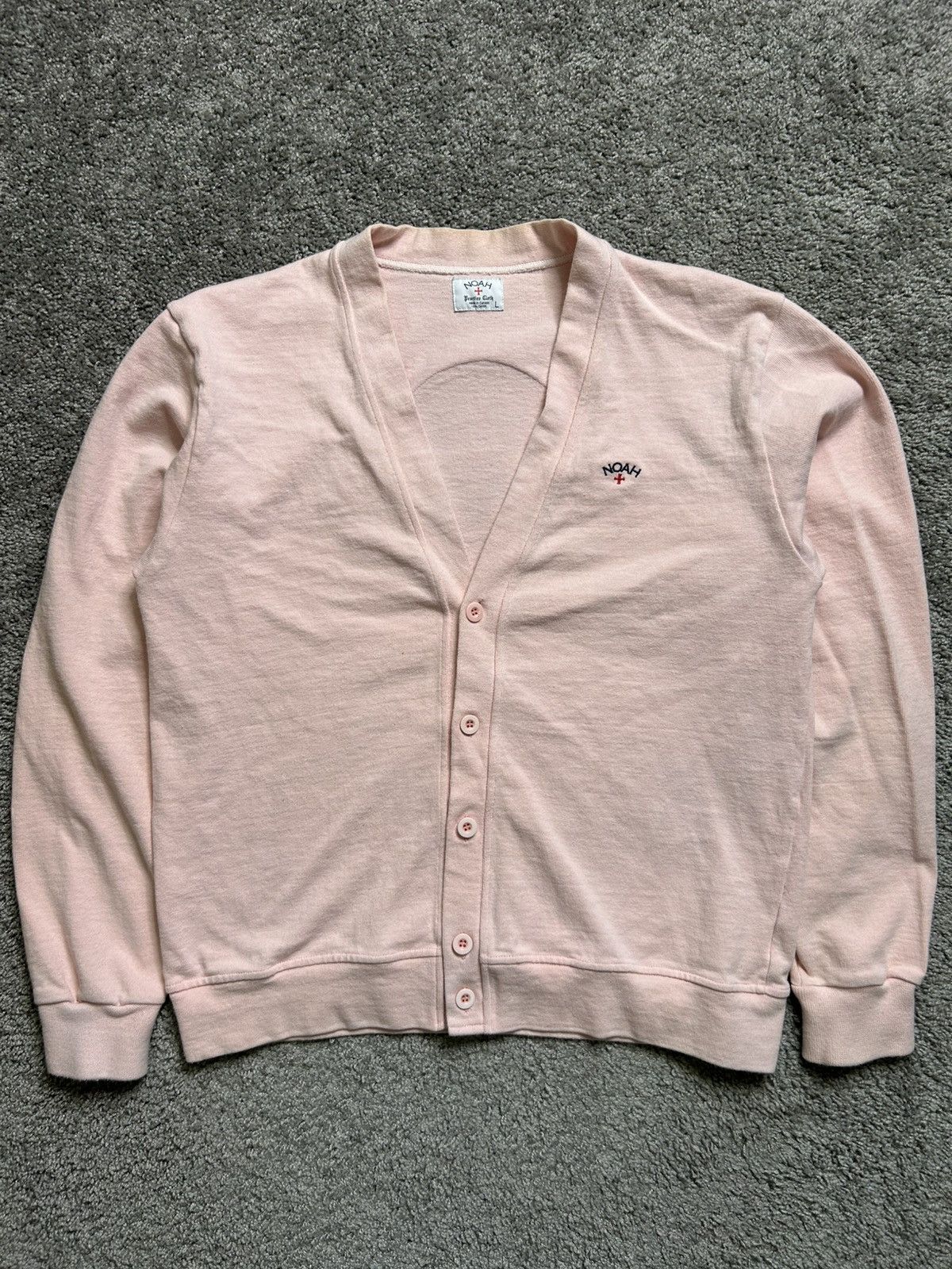Other Noah Pirates Embroidered Cardigan Pink Made in Canada Size US L / EU 52-54 / 3 - 4 Thumbnail