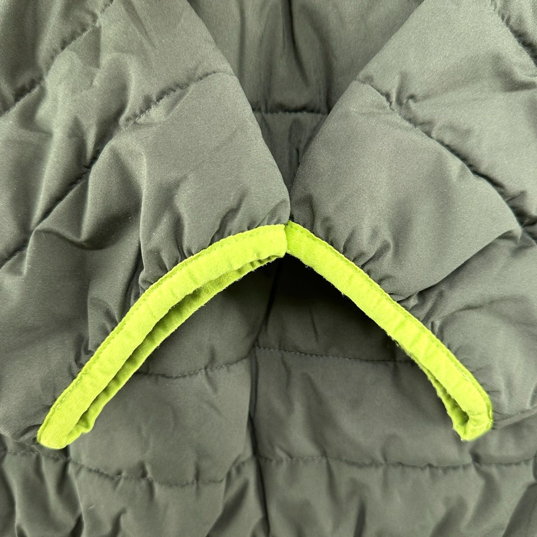 Lands' End Lands' End Jacket Mens L Green Puffer Quilted 1/4 Snap Polyester Hoodie Windbreaker Regular Outdoor 90s Mens Size US L / EU 52-54 / 3 - 2 Thumbnail