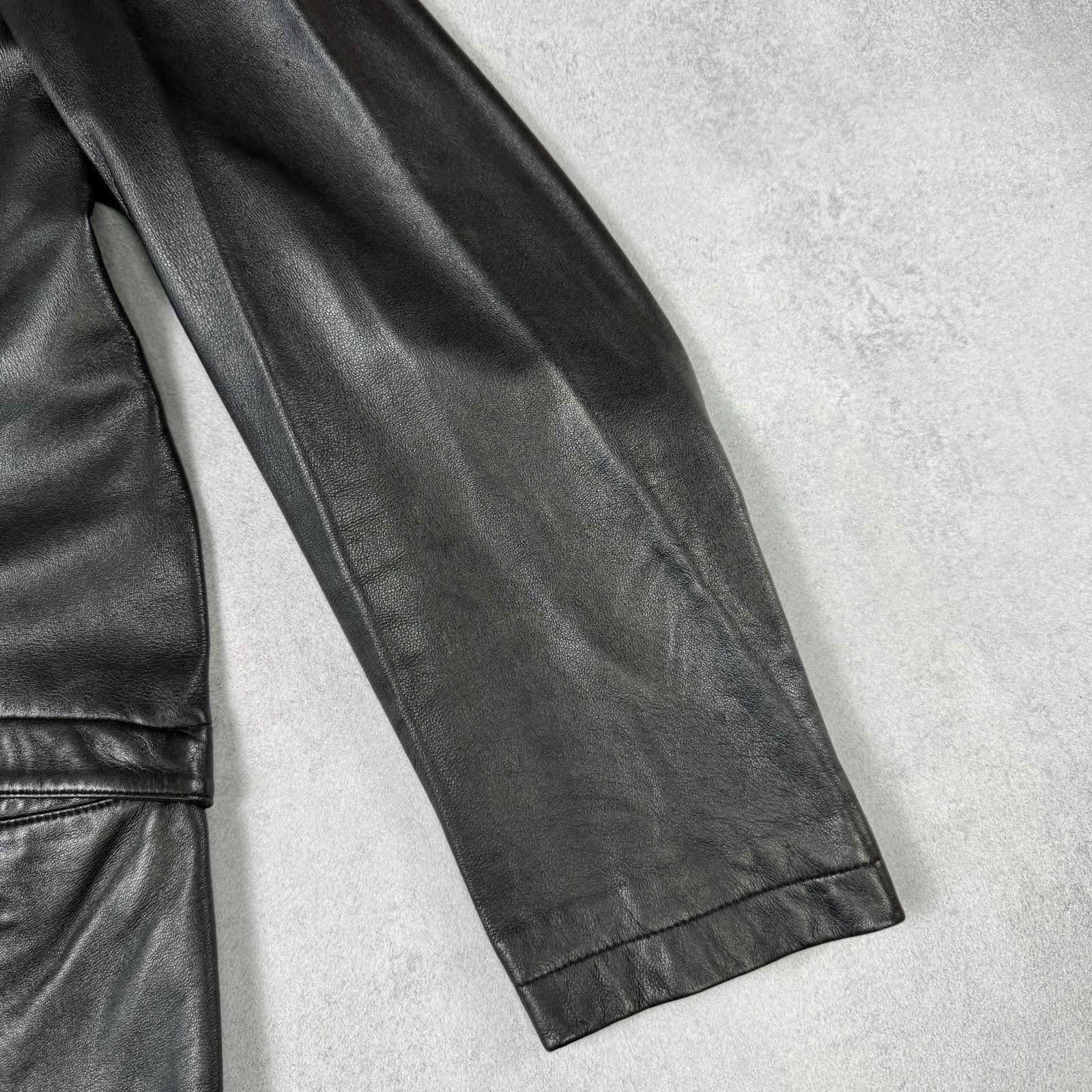 Hugo Boss Vintage Hugo Boss Leather Jacket Men Size 56 Black Size US XL / EU 56 / 4 - 8 Thumbnail