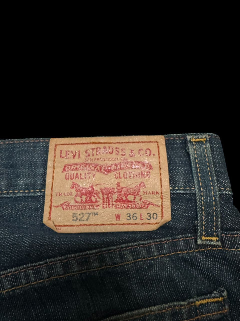 Levi's ❌LASTDROP❌ BOOT CUT Y2K Levi’s 527 Mudwash Low Distress Size US 37 - 19 Thumbnail