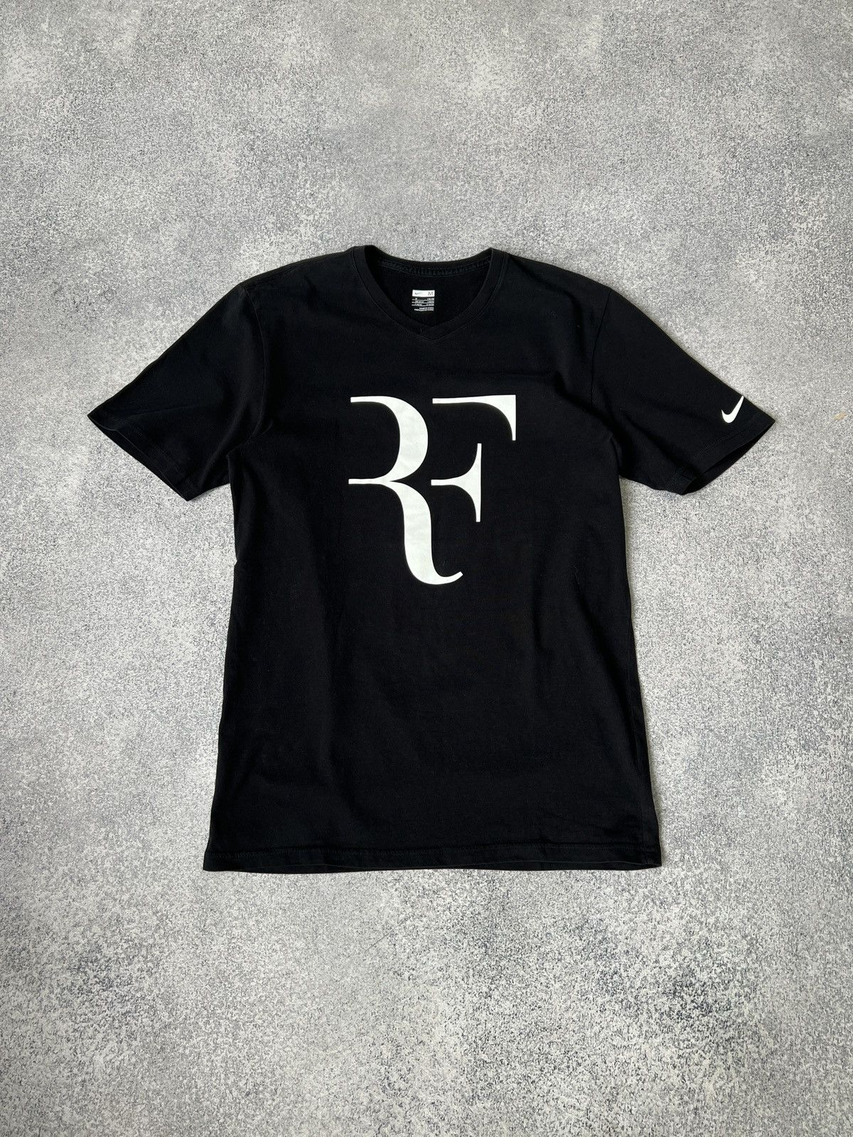 Nike × Vintage Nike Roger Federer court RF Tennis Shirt Black Size US M / EU 48-50 / 2 - 3 Thumbnail