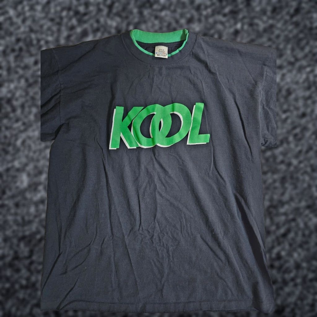 Vintage VINTAGE KOOL Cigarettes T-Shirt Black Green 1990s Mens XL Crew Neck Short Sleeve Graphic Print 90s Bluegrass Brand Cotton Size US XL / EU 56 / 4 - 1 Thumbnail