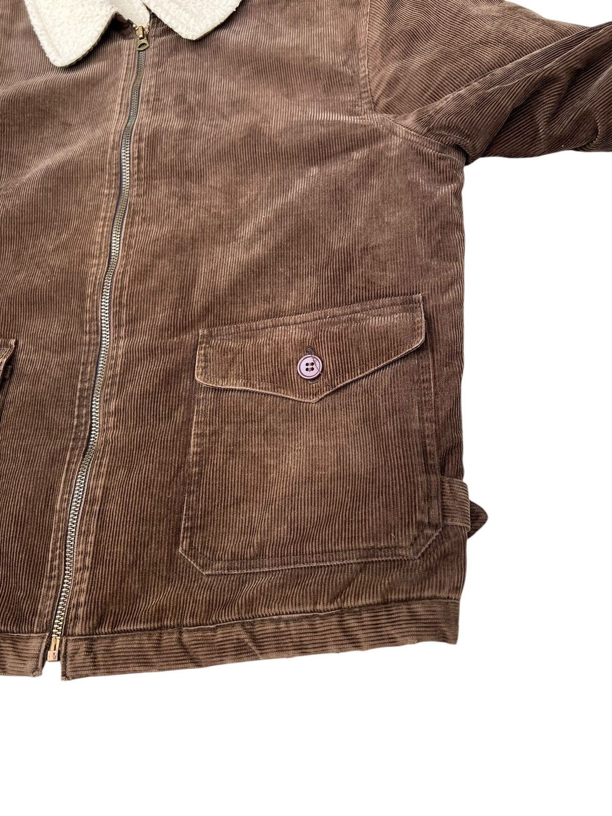 WESCO Wesco Japan Distressed Fade Sherpa Lined Corduroy Jacket Size US M / EU 48-50 / 2 - 10 Thumbnail