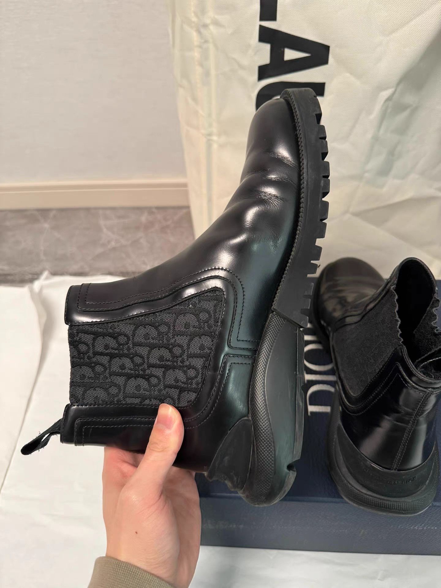 Dior Dior Oblique Chelsea Boots K6 Size US 7 / EU 40 - 5 Thumbnail