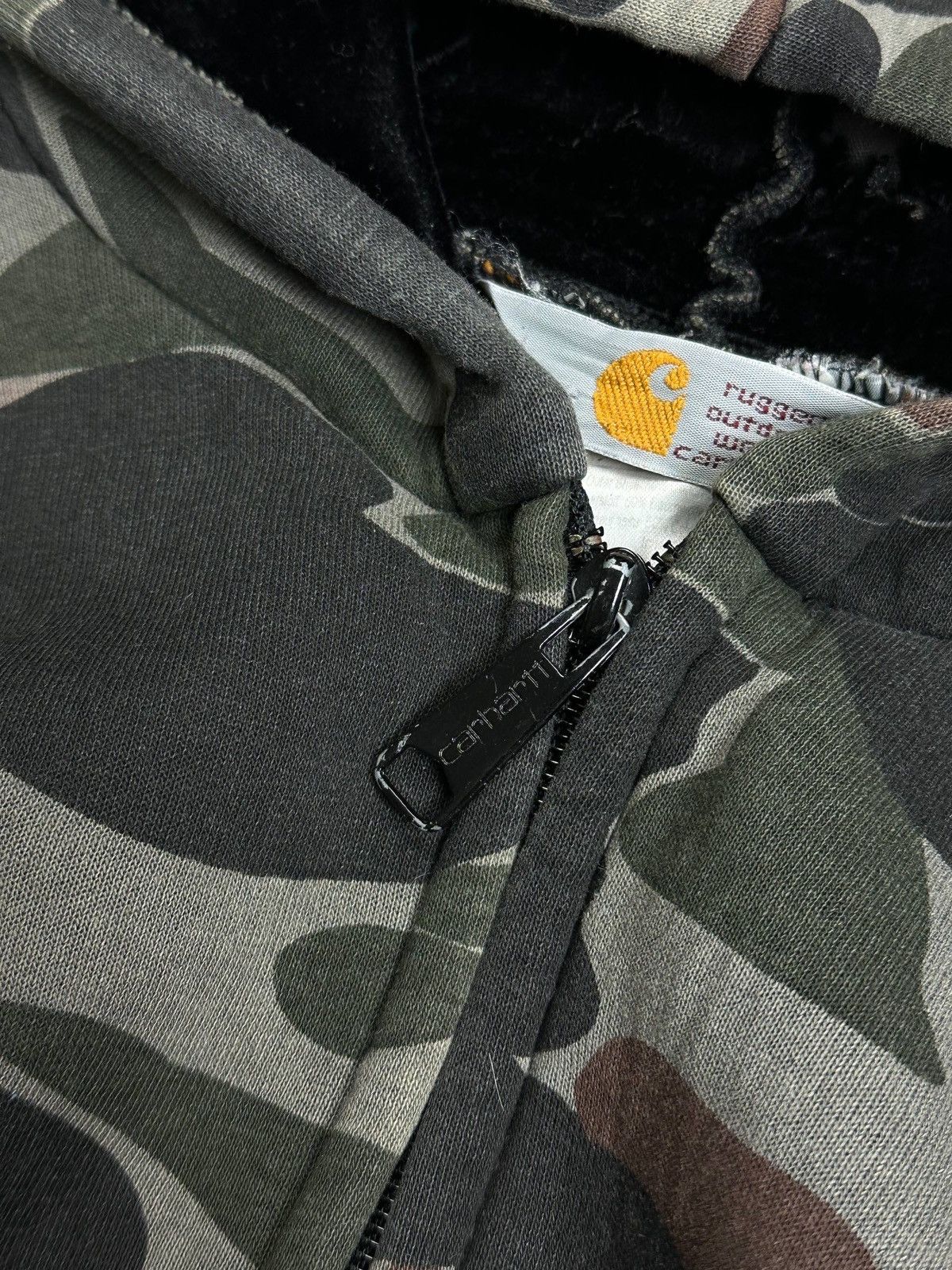 Carhartt Vintage Carhartt Camo Active Zip Hoodie M Size US M / EU 48-50 / 2 - 6 Thumbnail