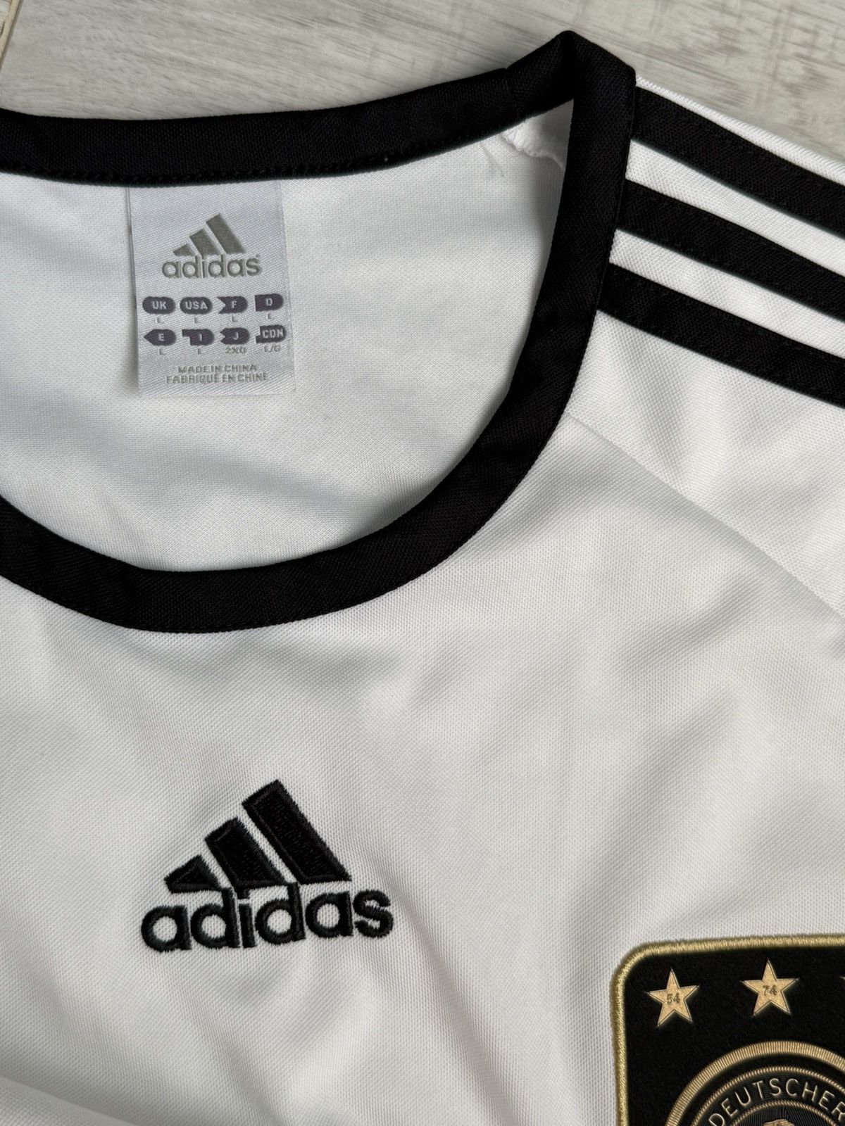 Adidas Adidas Germany National Team Jersey 3-Star 2009 kit shirt Size US L / EU 52-54 / 3 - 3 Thumbnail