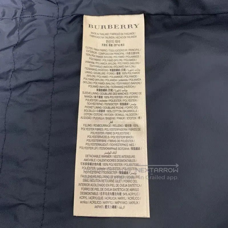 Burberry Burberry Women's Purple Nylon Down Jacket. Size M / US 6-8 / IT 42-44 - 6 Thumbnail