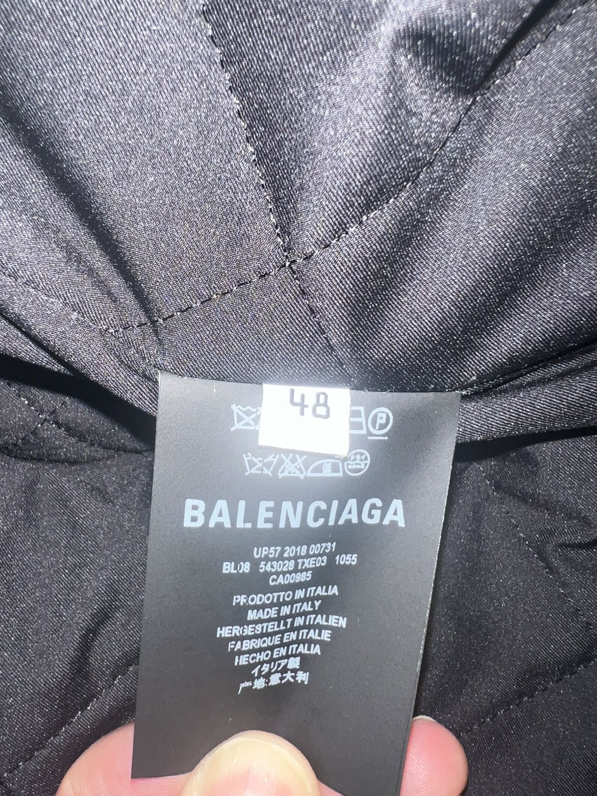 Balenciaga Balenciaga layered puffer Denim Jacket Size US M / EU 48-50 / 2 - 7 Thumbnail