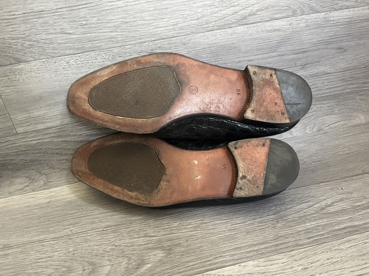 Brioni Brioni crocodile leather penny loafers, weston, lobb,loro Size US 11 / EU 44 - 8 Thumbnail