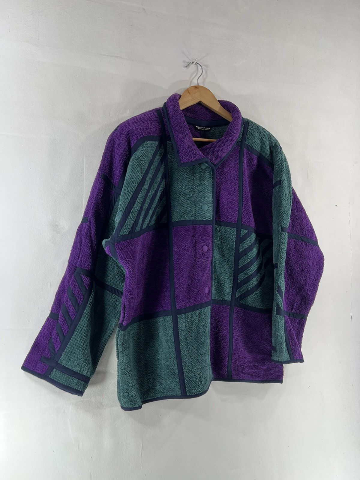 Annikki Karvinen ANNIKKI KARVINEN Finland Hand Made Patchwork Size US XXL / EU 58 / 5 - 3 Thumbnail