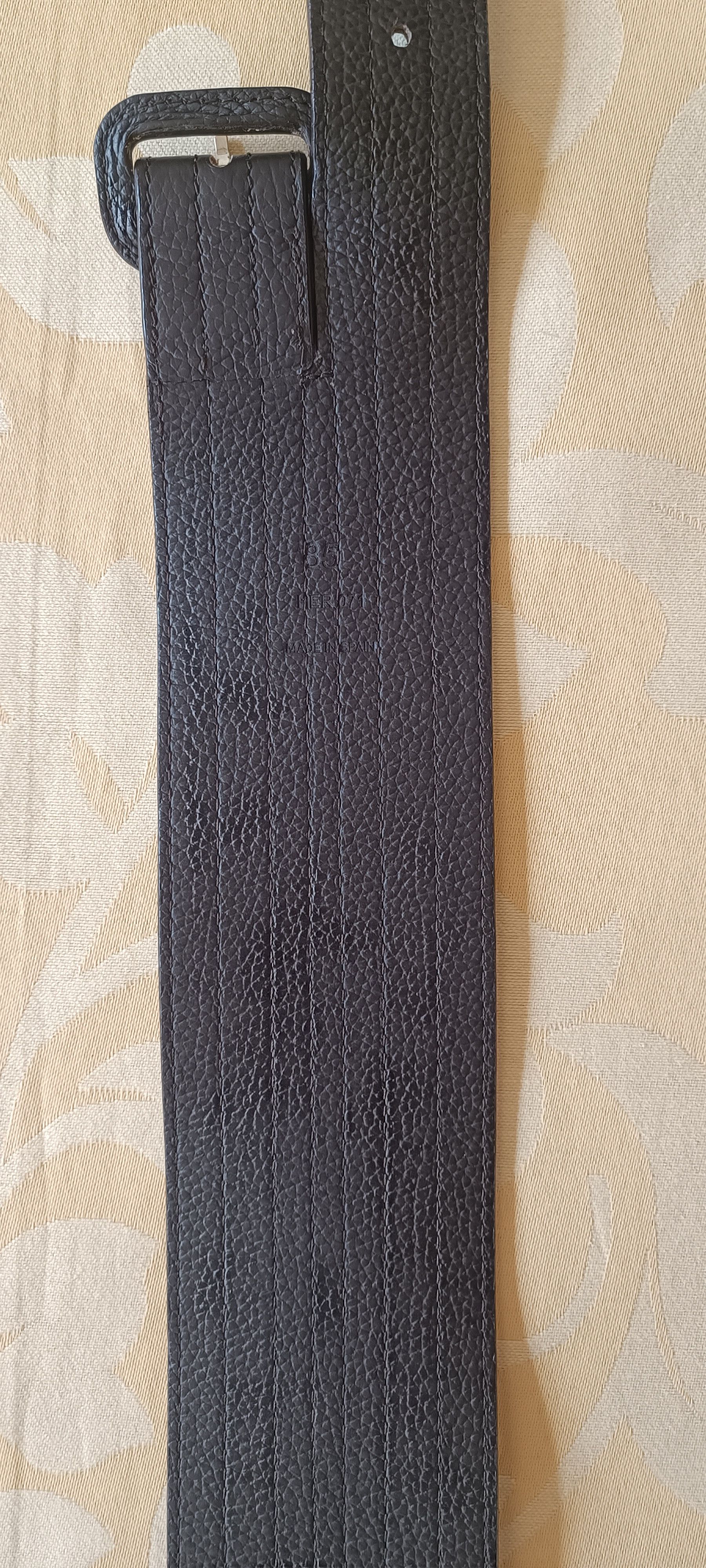 Jean Paul Gaultier 2 overlapping belts in dark brown leather Size ONE SIZE - 21 Thumbnail