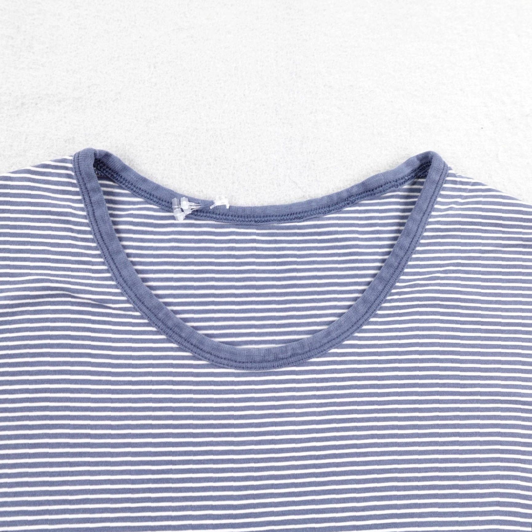 Lululemon Lululemon Shirt Mens XL Blue White Stripes Performance Athletic Workout Gym Yoga Shirt Size US XL / EU 56 / 4 - 2 Thumbnail