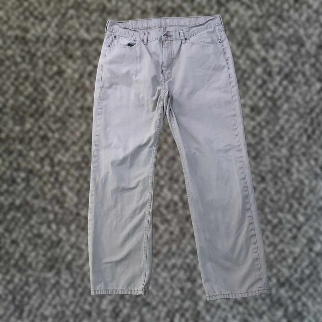 Levi's Levi’s 514 Jeans Men 38x32 Slim Straight Leg Denim Beige 5-Pocket Zip Inseam 32 Mid Rise Regular Size Type Jeans Mens 514 Straight Beige Denim Size US 38 / EU 54 - 1 Thumbnail