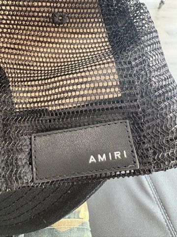 Amiri Amiri "3 Star" Trucker Hat (Black/White) Size ONE SIZE - 3 Thumbnail