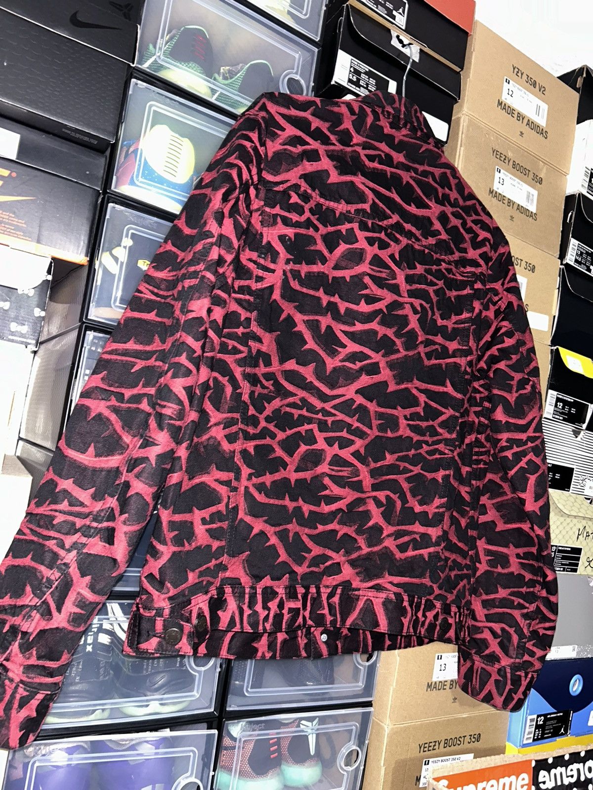 Supreme BUNDLE Supreme Thorn Trucker Jacket & MATCHING HAT FW18 NEW Size US M / EU 48-50 / 2 - 8 Thumbnail
