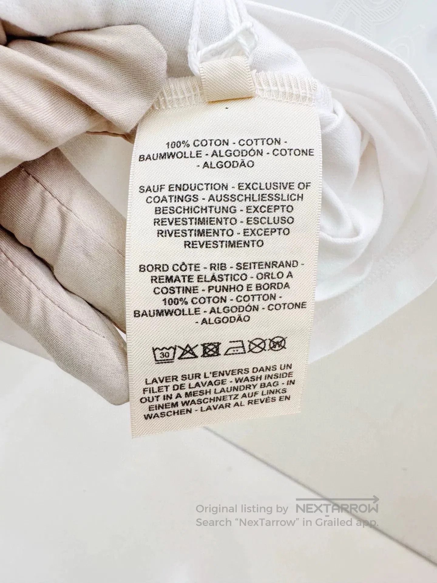 Hermes Hermes White Letter Print T-shirt. Size US XS / EU 42 / 0 - 4 Thumbnail