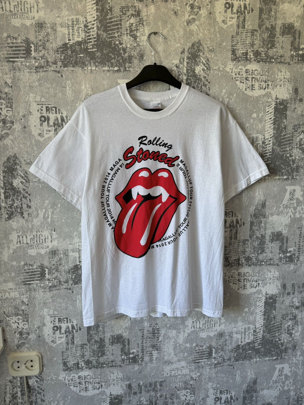 Band Tees The Rolling Stones Vintage T-Shirt Size US L / EU 52-54 / 3 - 3 Thumbnail