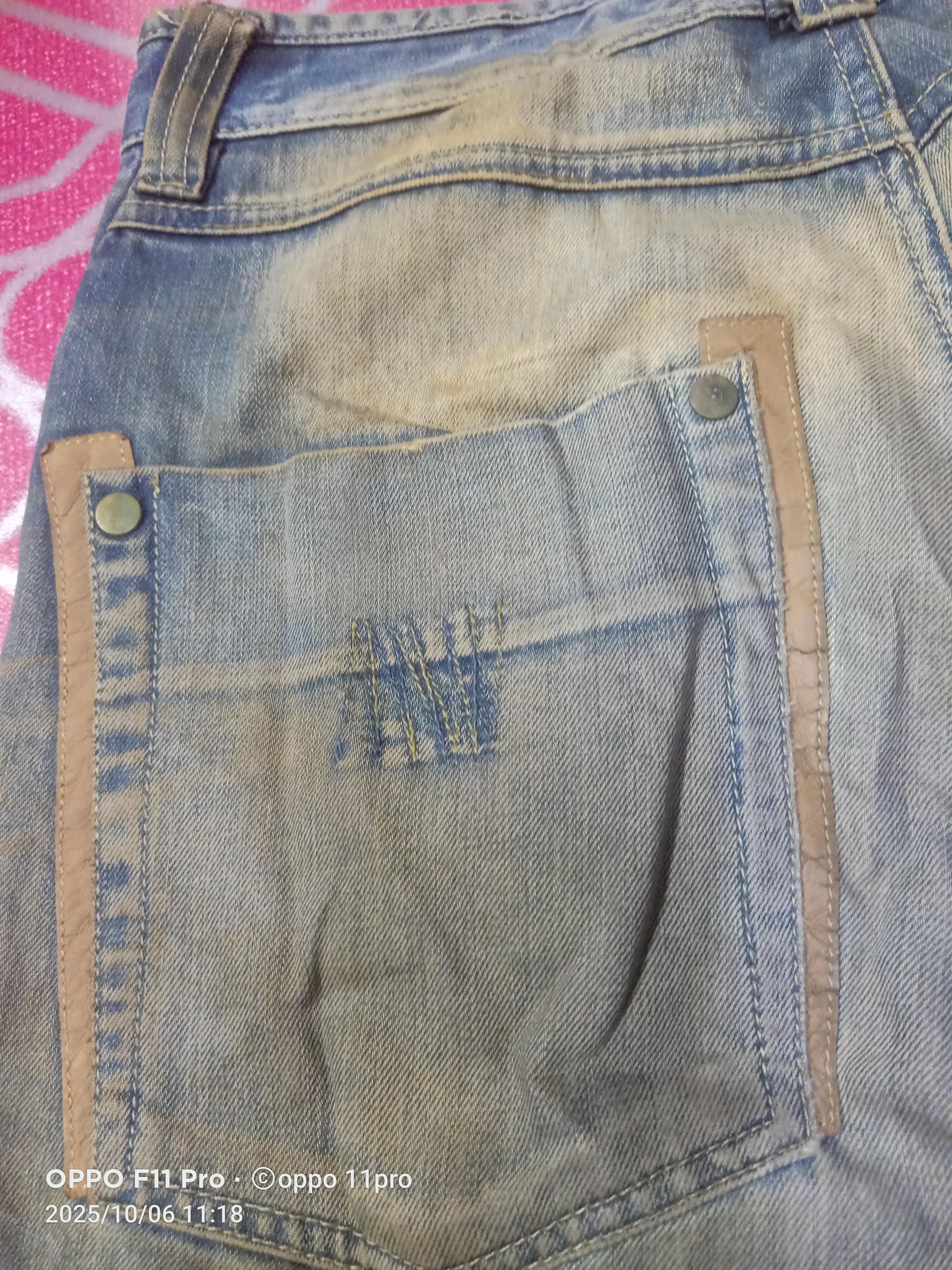If Six Was Nine 🌟Zara Distressdenim Flare Men Denim 🌟 Size US 34 / EU 50 - 11 Thumbnail