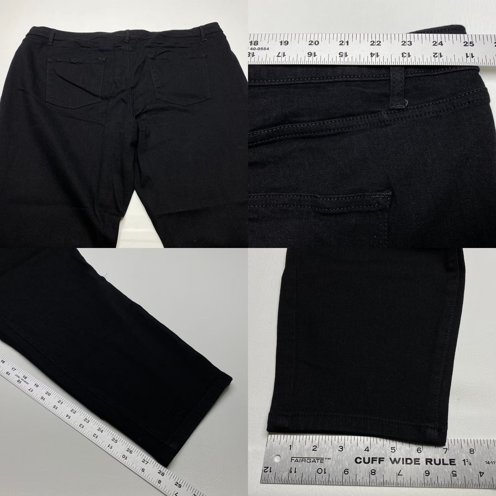 Vintage NWT Sonoma Jeans Skinny High Rise Black SuperStretch 30W Plus Jeans 50x28 Women’s Size 30" / US 8 / IT 44 - 8 Thumbnail