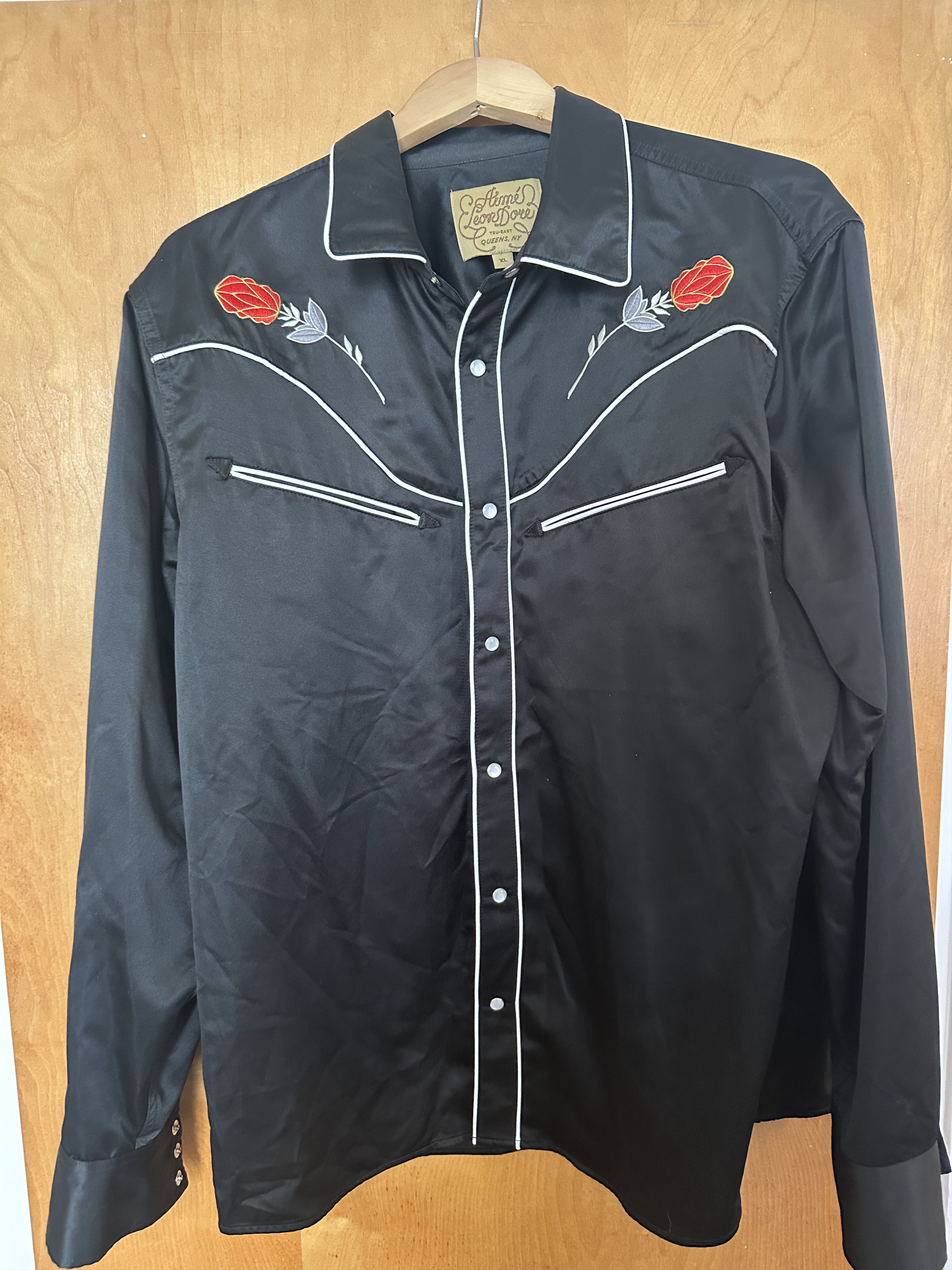 Aime Leon Dore Aime Leon Dore Western Shirt Black Size US XL / EU 56 / 4 - 1 Thumbnail
