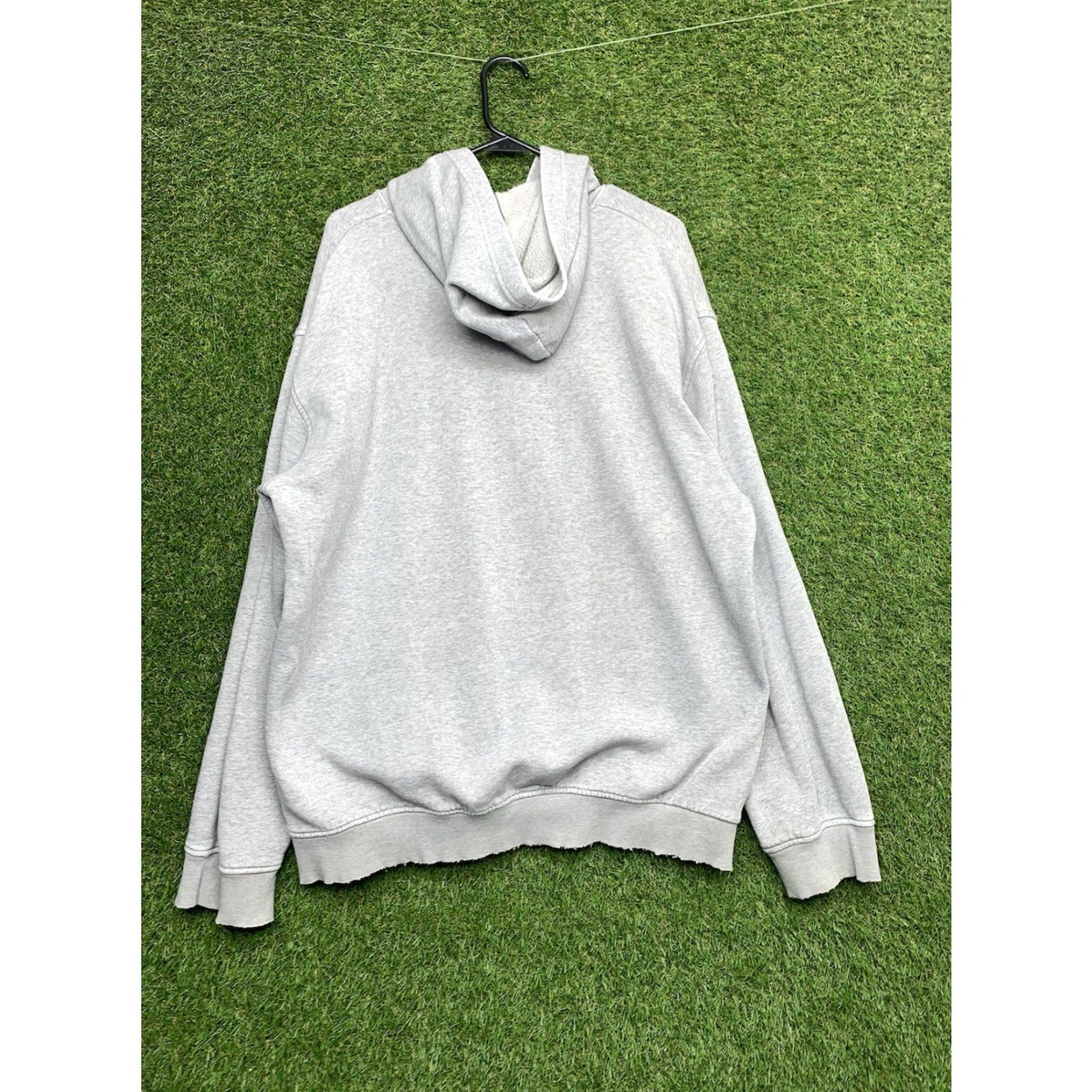 Nike VINTAGE Nike Hoodie Men’s XL Center Swoosh Spellout Gray Sweatshirt 90s USA Nike Sportswear Mens XL Gray Size US XL / EU 56 / 4 - 2 Thumbnail