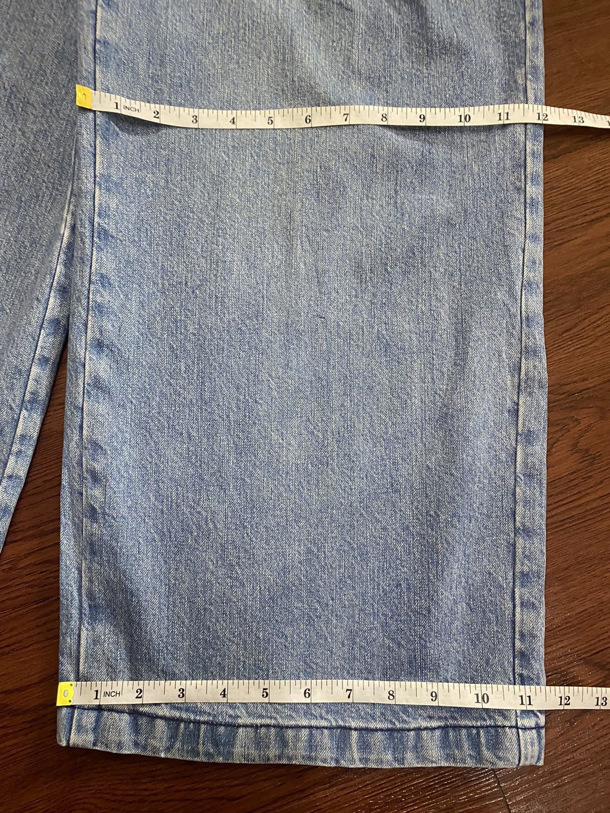 GU Vintage Japanese Brands Faded Wash Super Baggy Style Jeans Size 26" / US 2 / IT 38 - 12 Thumbnail