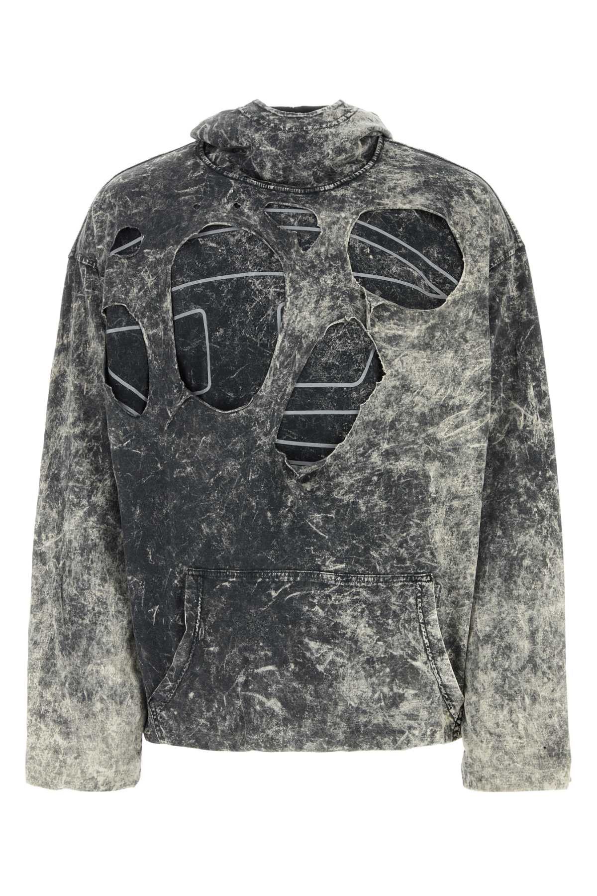 Image of Diesel Printed Cotton Sweatshirt, Men's (Size XL)