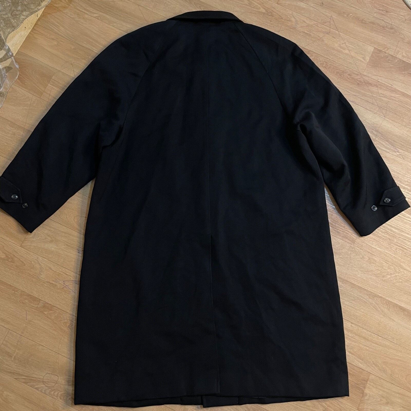 Burberry VINTAGE Burberry Trench Coat VIRGIN WOOL jacket BLUE navy Size US L / EU 52-54 / 3 - 2 Thumbnail