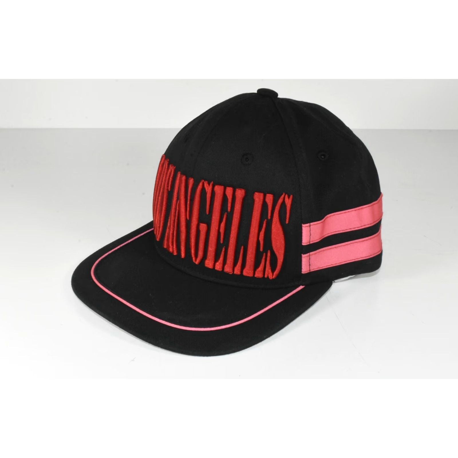 Vintage VINTAGE Los Angeles Adjustable Premium Flat Brimmed Hat Cap VTG Rare Snapback - Men - Flexfit Cap - Black/Red - Cotton - Casual - Size Adjustable Size ONE SIZE - 3 Thumbnail