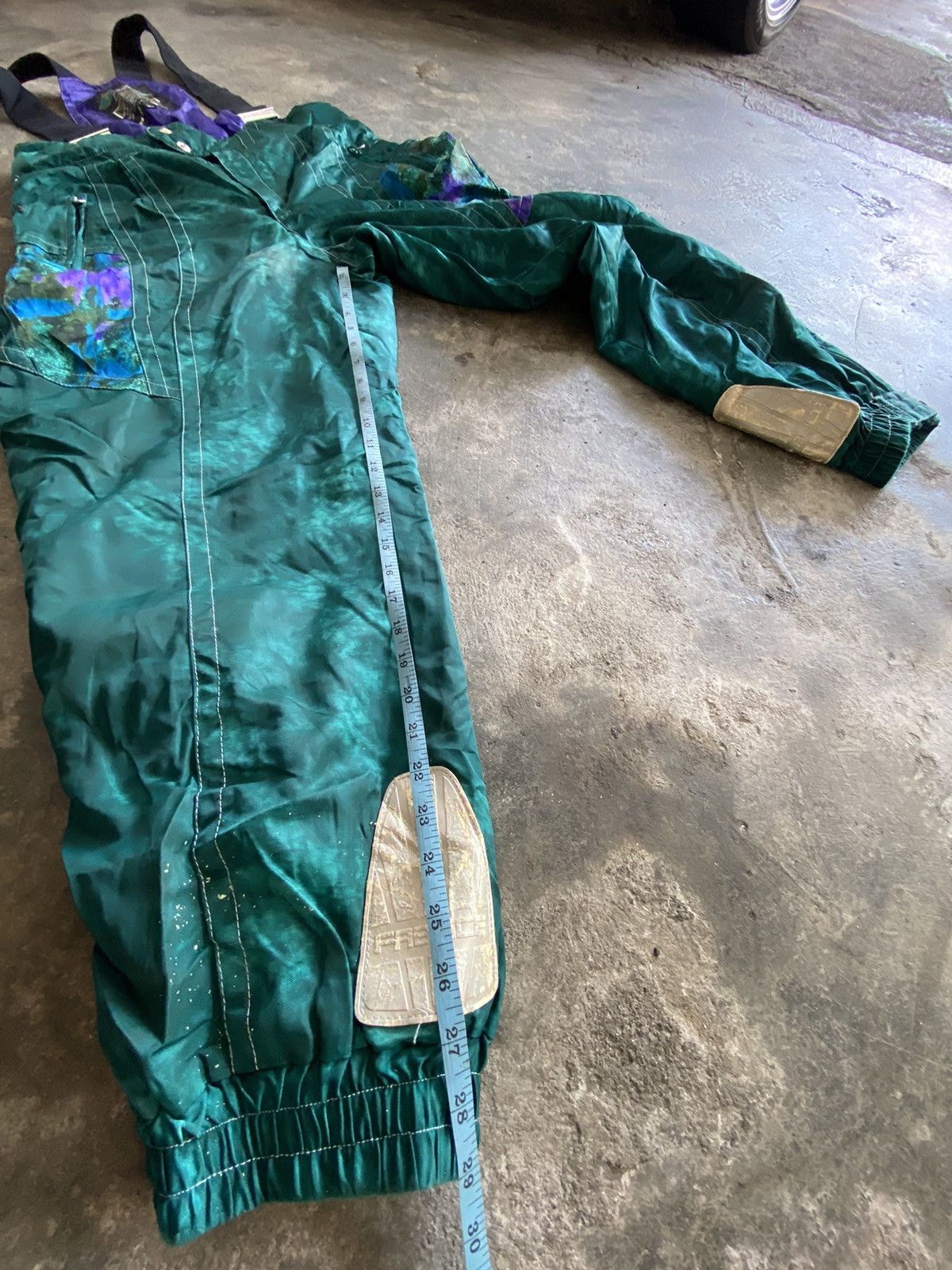 Vintage Vintage Overalls Fablice Racing Spirit Ski Size US 35 - 15 Thumbnail