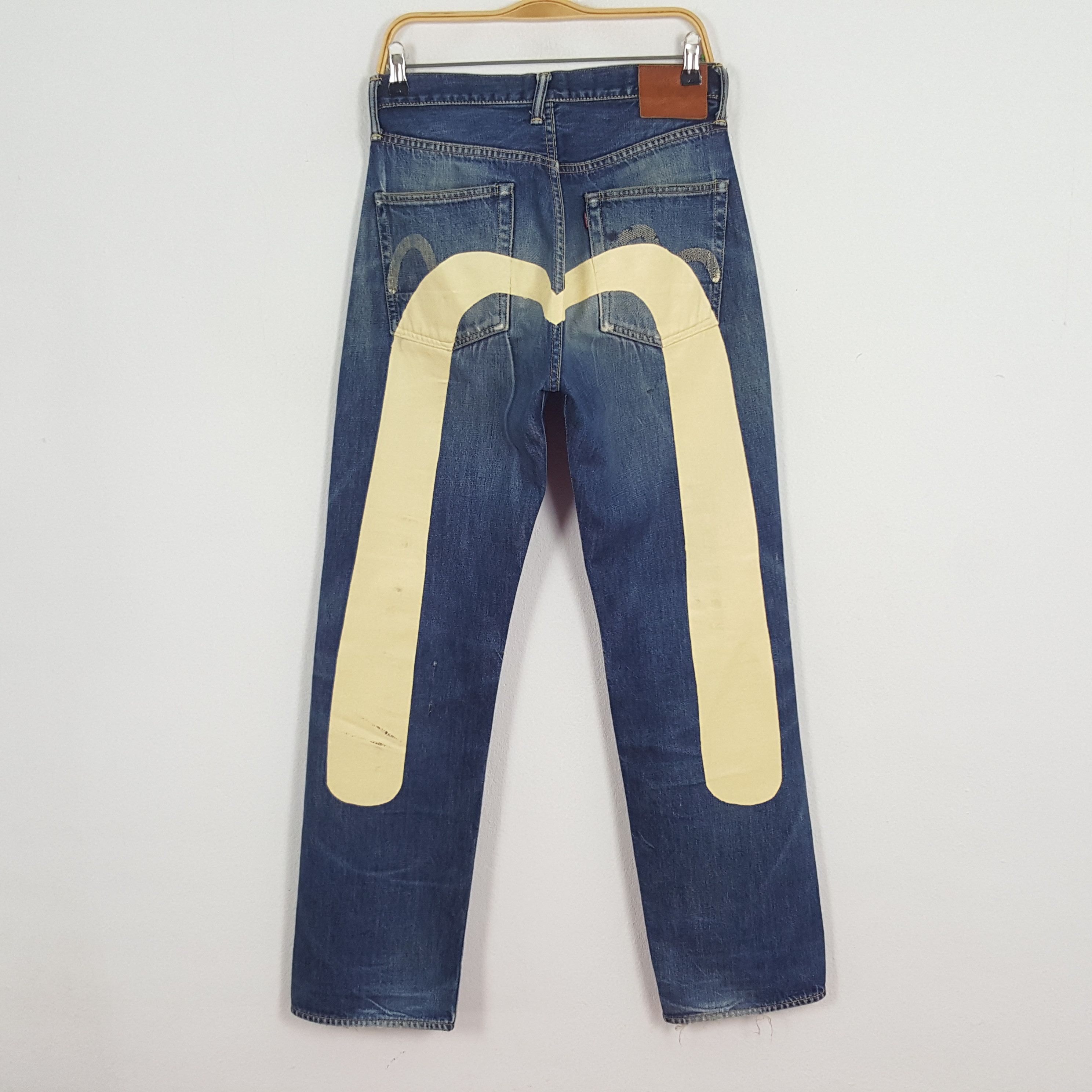 Evisu Evisu Graphic Daicock Selvedge Denim Jeans | Grailed