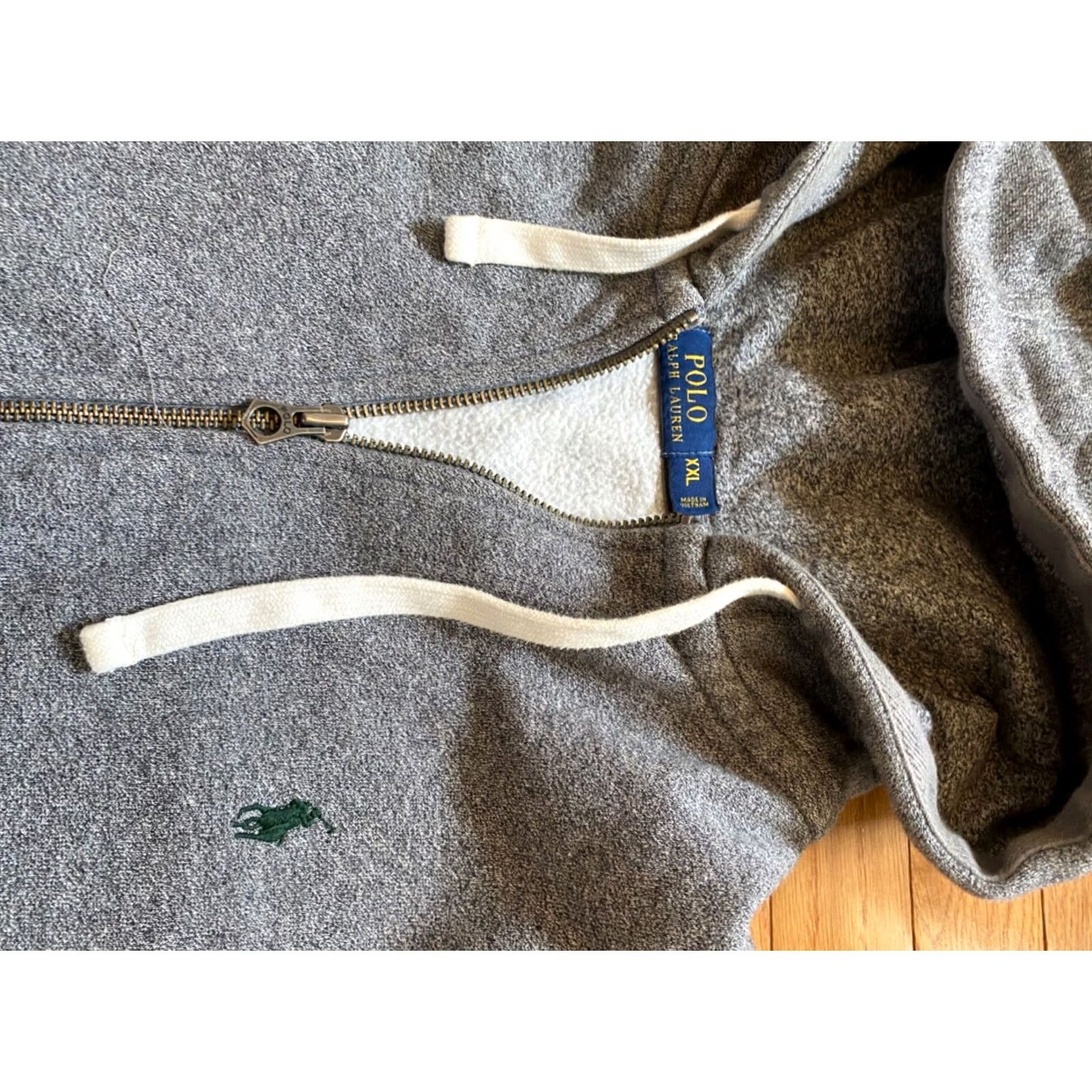 Polo Ralph Lauren VINTAGE Polo Ralph Lauren Hoodie Jacket Sweatshirt Gray Zip Up Mens XXL Jacket Size US XXL / EU 58 / 5 - 4 Thumbnail