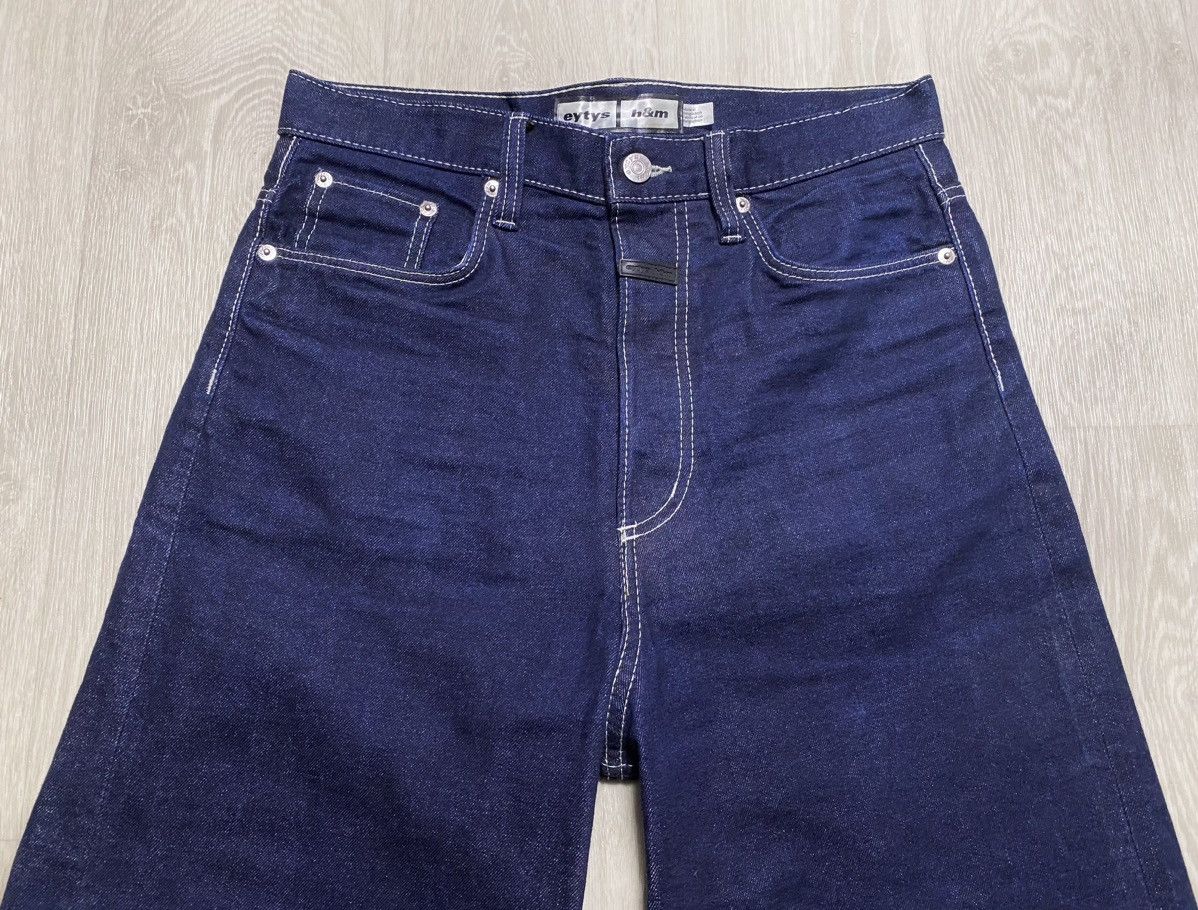 Eytys Unisex Eytys H&M Red Selvedge Navy Cotton Heavy Denim Jeans Size US 28 / EU 44 - 12 Thumbnail