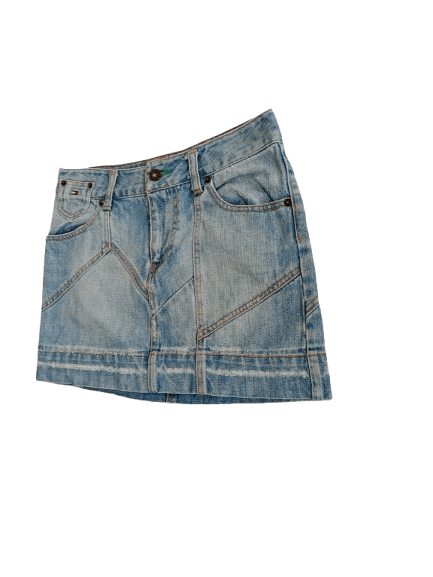 Tommy Hilfiger Tommy Jean's Mini Skirt Tommy Girl Size 28" / US 6 / IT 42 - 5 Thumbnail