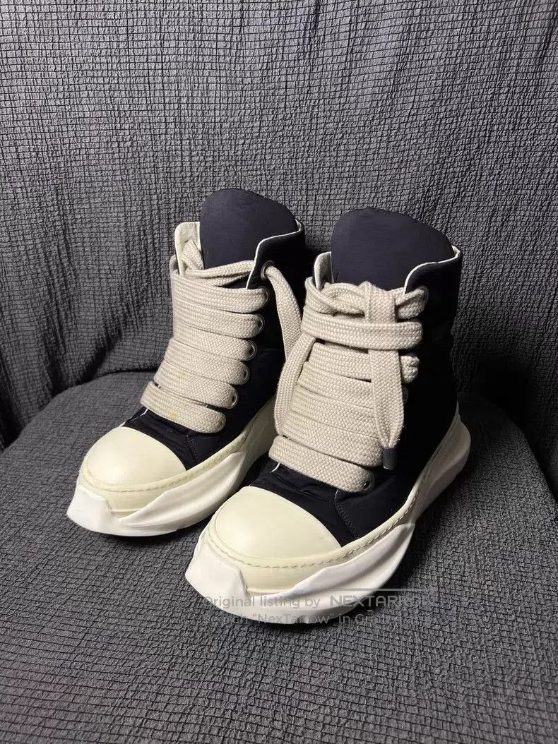 Rick Owens Rick Owens 24fw thick laces tank sole fat duck high-top sn Size US 10 / EU 43 - 1 Thumbnail
