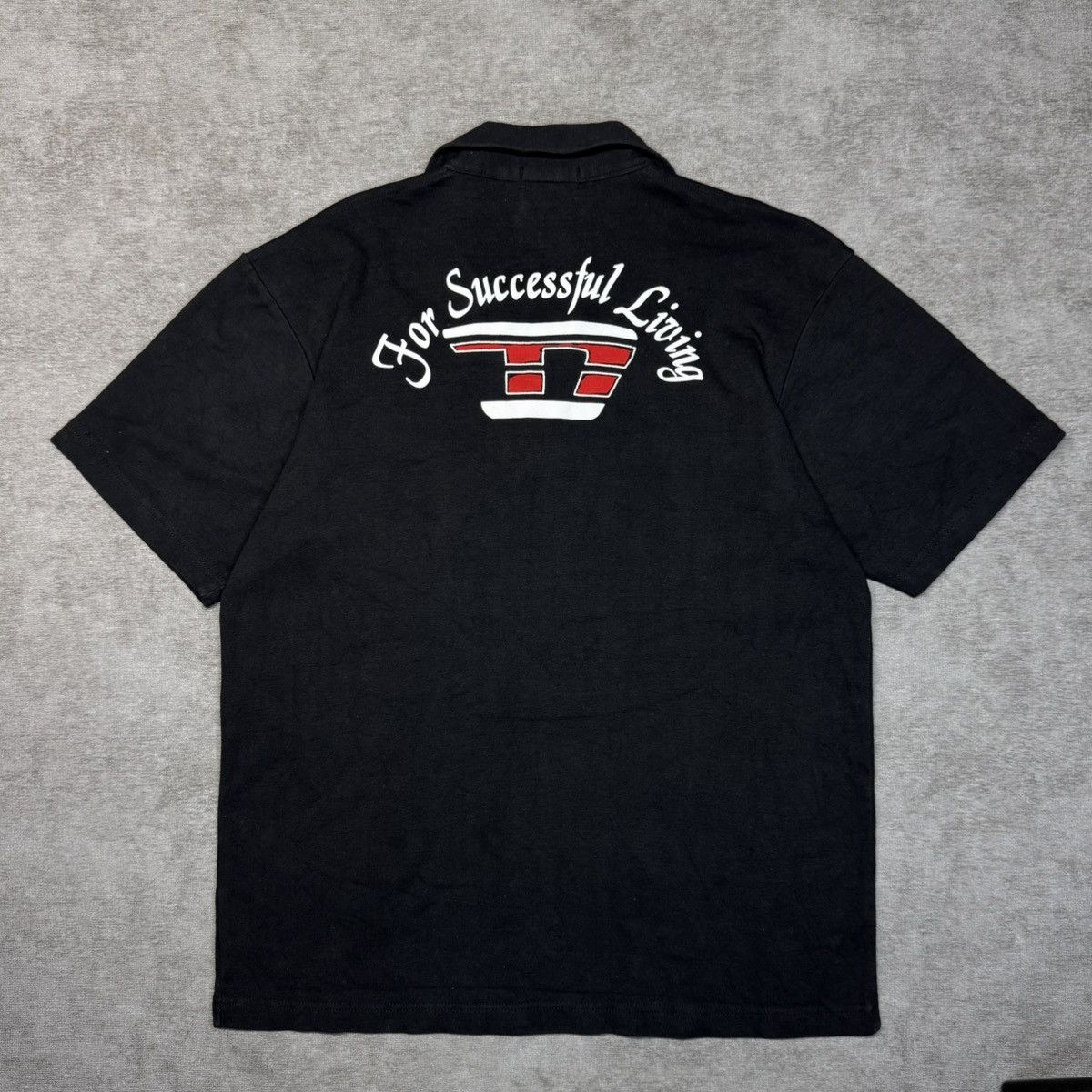 Diesel Vintage Y2K Diesel For Successful Living polos t-shirt Size US L / EU 52-54 / 3 - 1 Thumbnail