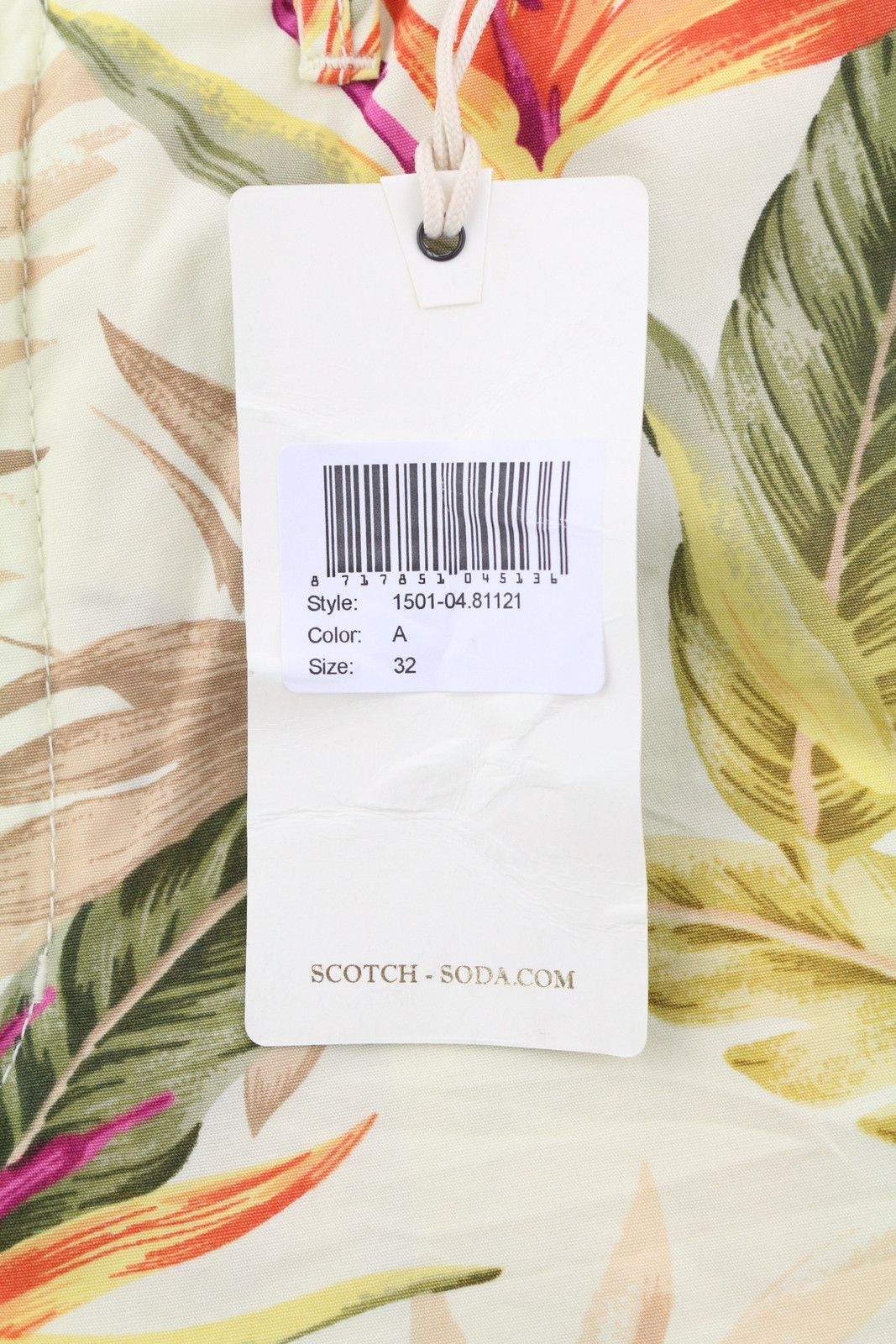 Scotch & Soda W32 Chino Colourful Leaf Pattern Pockets Zip 84176 Size US 32 / EU 48 - 8 Thumbnail