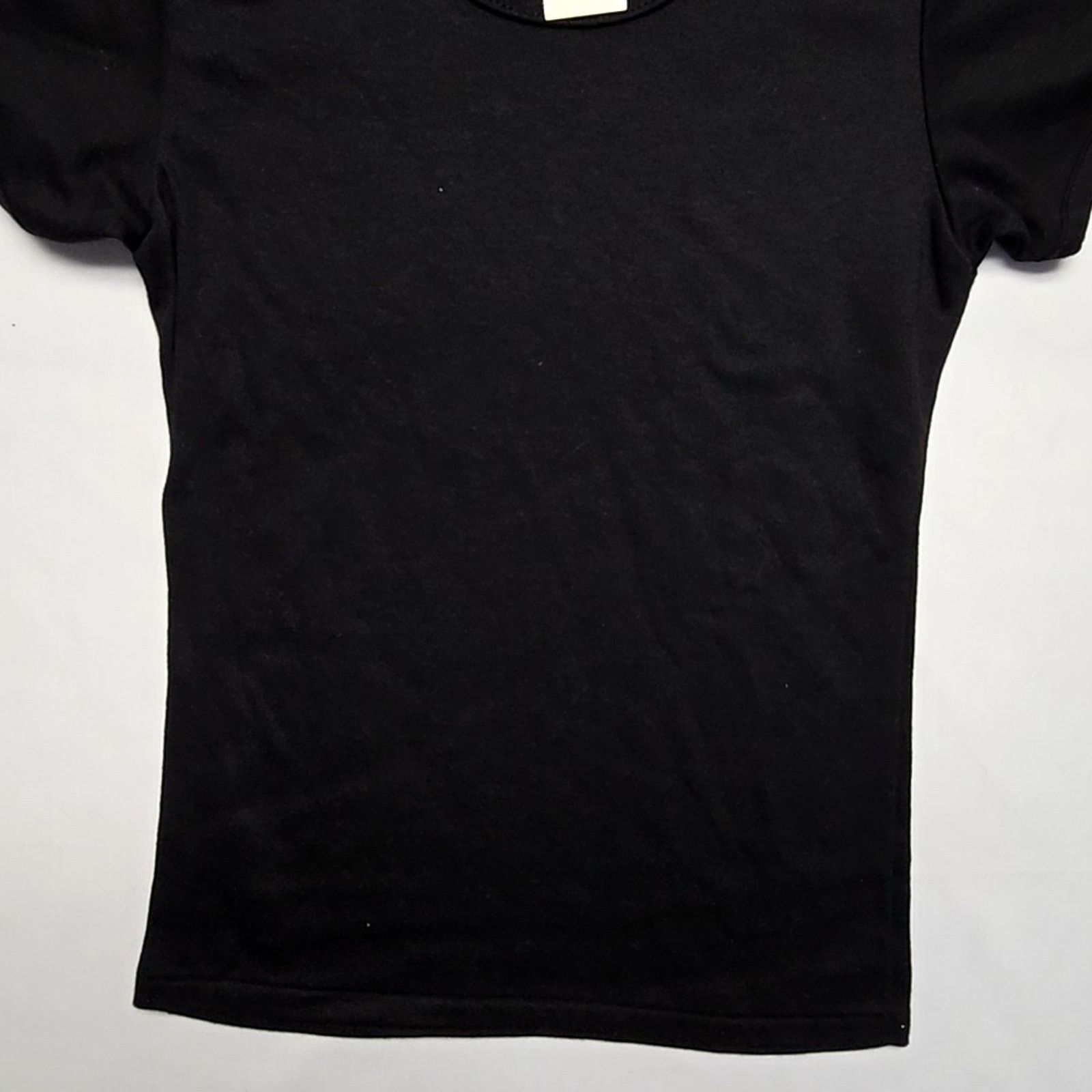 Hanes Vintage Hanes Designer Blank Shirt Womens S Black Tee 90s Size S / US 4 / IT 40 - 2 Thumbnail