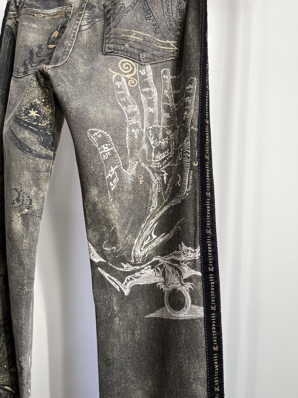 Roberto Cavalli Iconic archive Roberto Cavalli AW03 Astrology low rise jeans Size US 30 / EU 46 - 8 Thumbnail