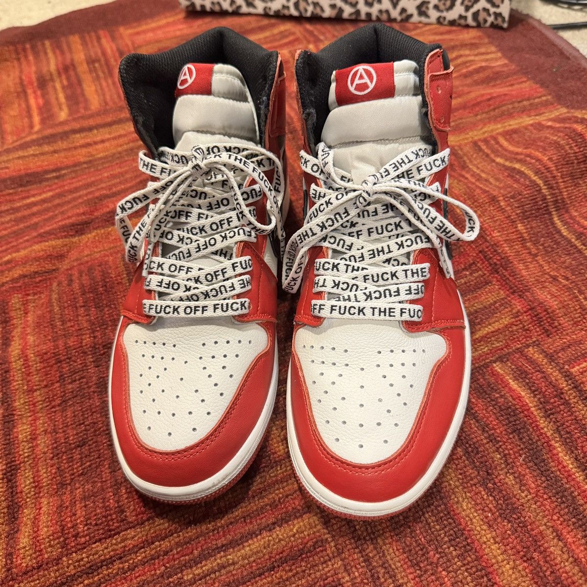 Fugazi × ineverheardofyou ineverheardofyou Fuck You Jordan 1 size 8 Size US 8 / EU 41 - 1 Thumbnail