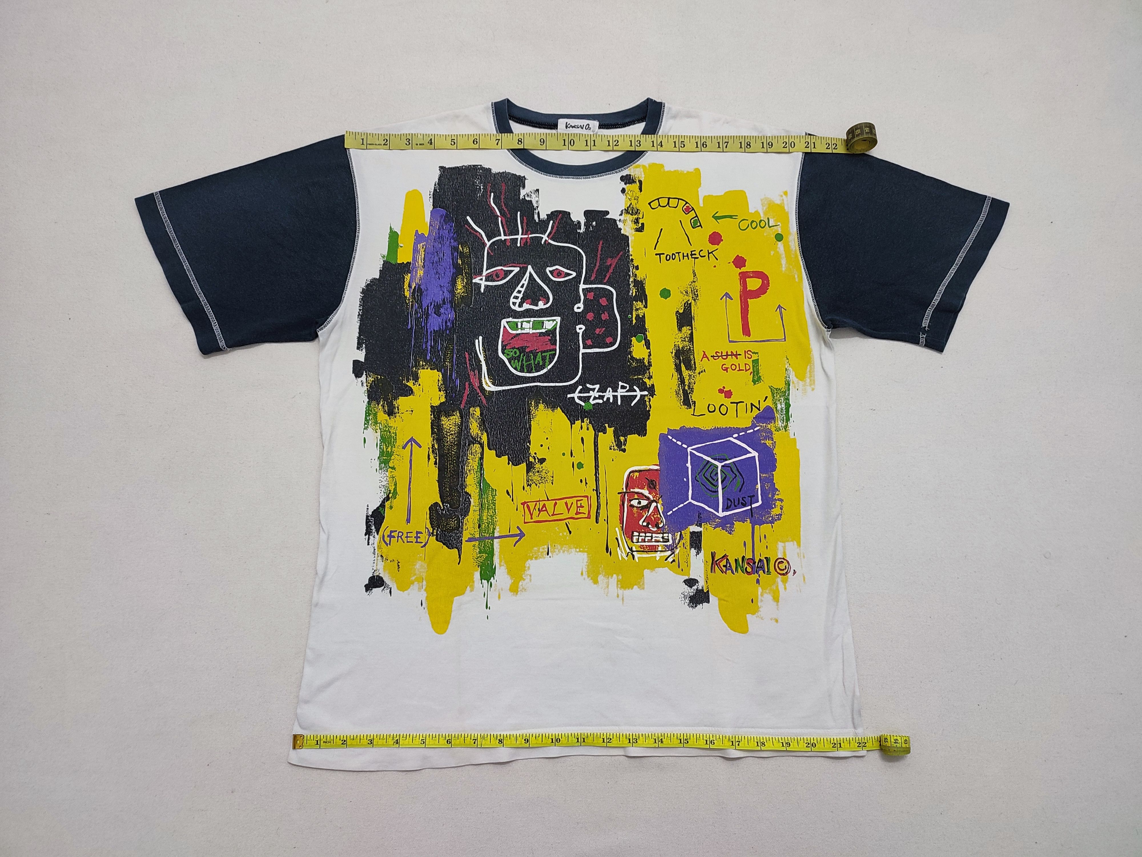 Jean-Michel Basquiat × Kansai Yamamoto Rare Archive Kansai 02 x Jean-Michel Basquiat Pop Art Tee Size US L / EU 52-54 / 3 - 4 Thumbnail