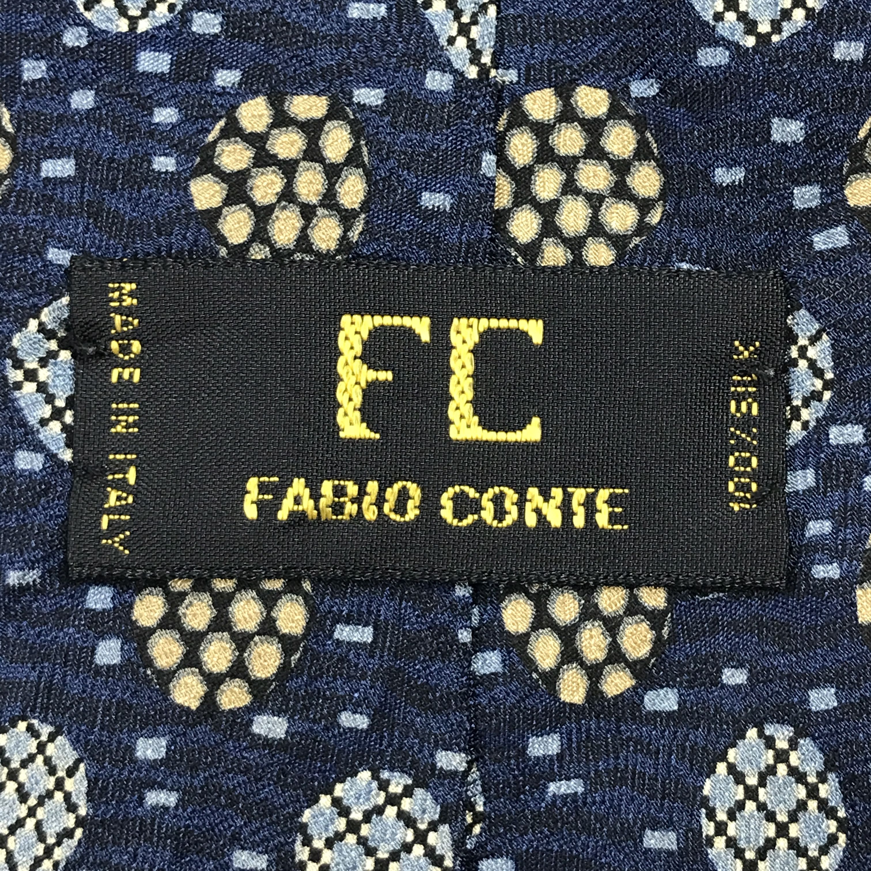 Vintage Vintage Fabio Conte Silk Necktie Size ONE SIZE - 6 Thumbnail