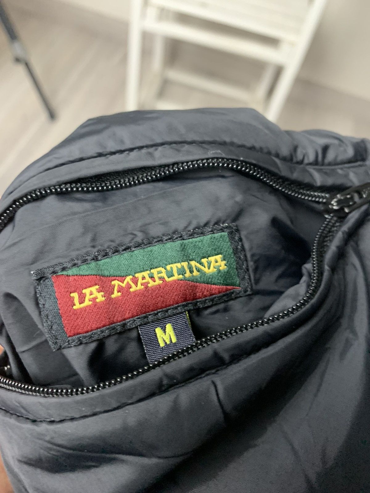 La Martina × Polo Ralph Lauren × Vintage La Martina Vintage Nylon Reversible Quilted Overshirt Jacket Size US M / EU 48-50 / 2 - 8 Thumbnail