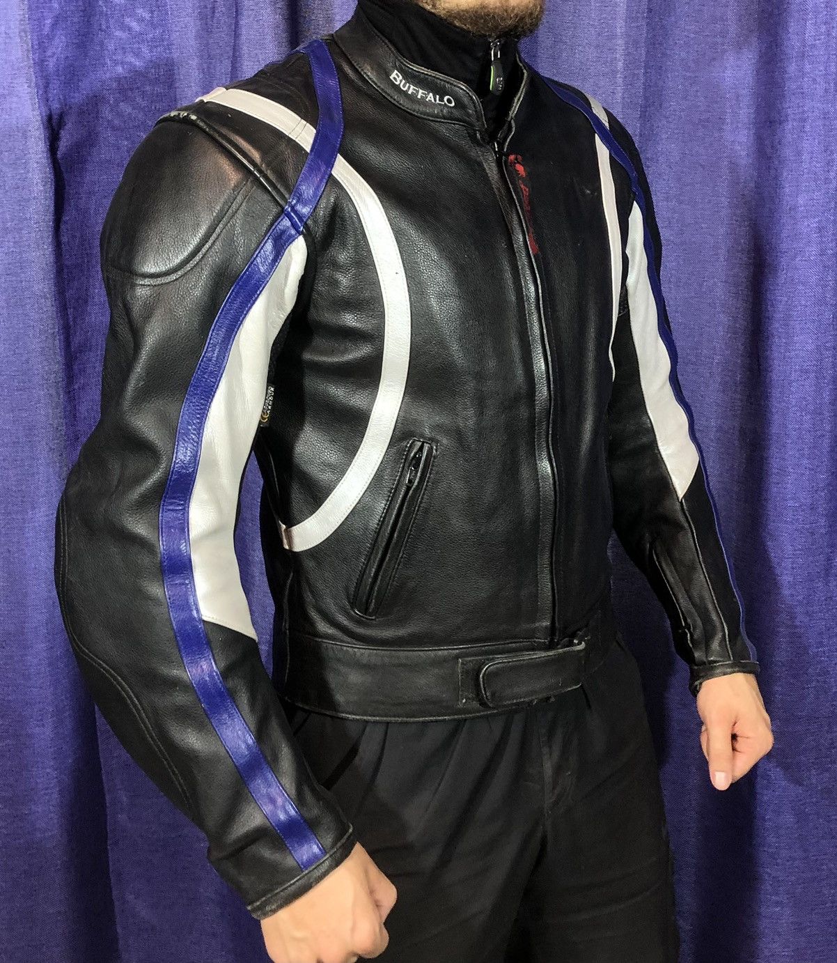 Ferrari × Honda × Yamaha Buffalo motorcycle Leather jacket Racing Size US S / EU 44-46 / 1 - 3 Thumbnail