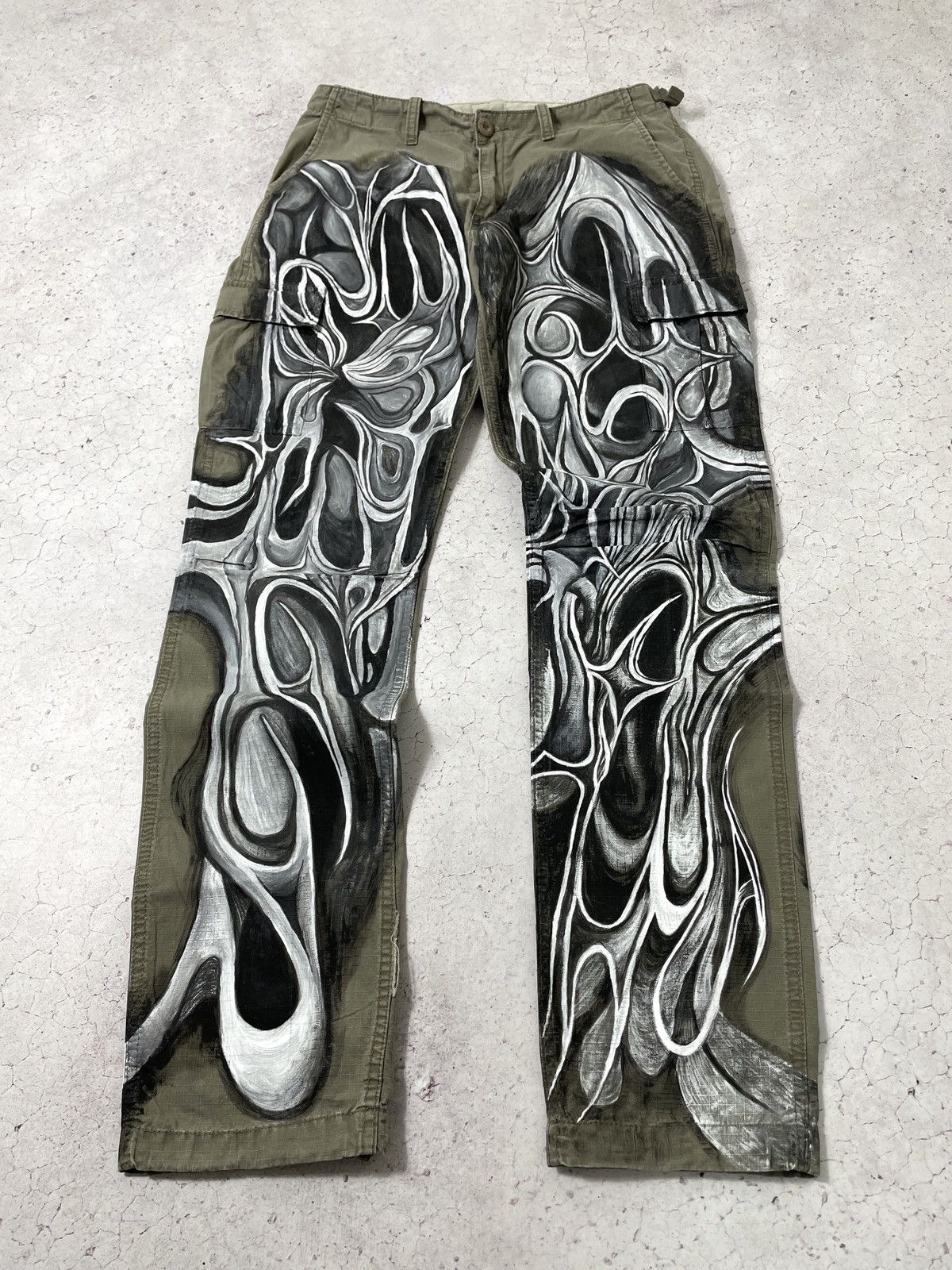 Carhartt ❤️‍🔥1OF1 Carhartt Vintage Cargo Custom Pants Trousers Size US 34 / EU 50 - 2 Thumbnail