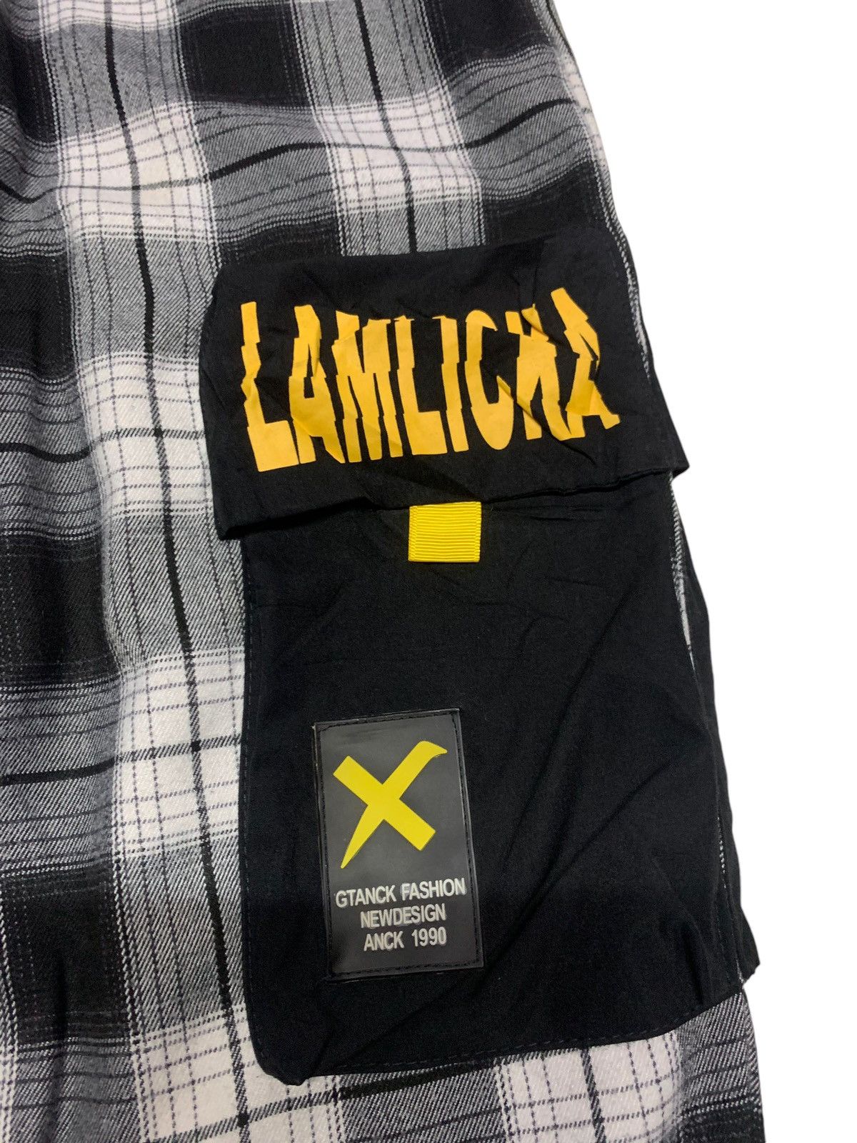 Designer LAMLICHA Korean plaid pants men Size US 34 / EU 50 - 8 Thumbnail