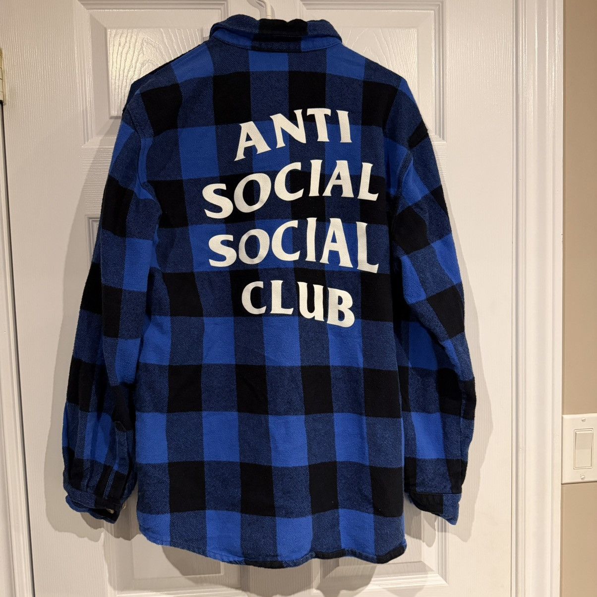 Anti Social Social Club Black and blue antisocial Social Club flannel button up Size US S / EU 44-46 / 1 - 2 Thumbnail