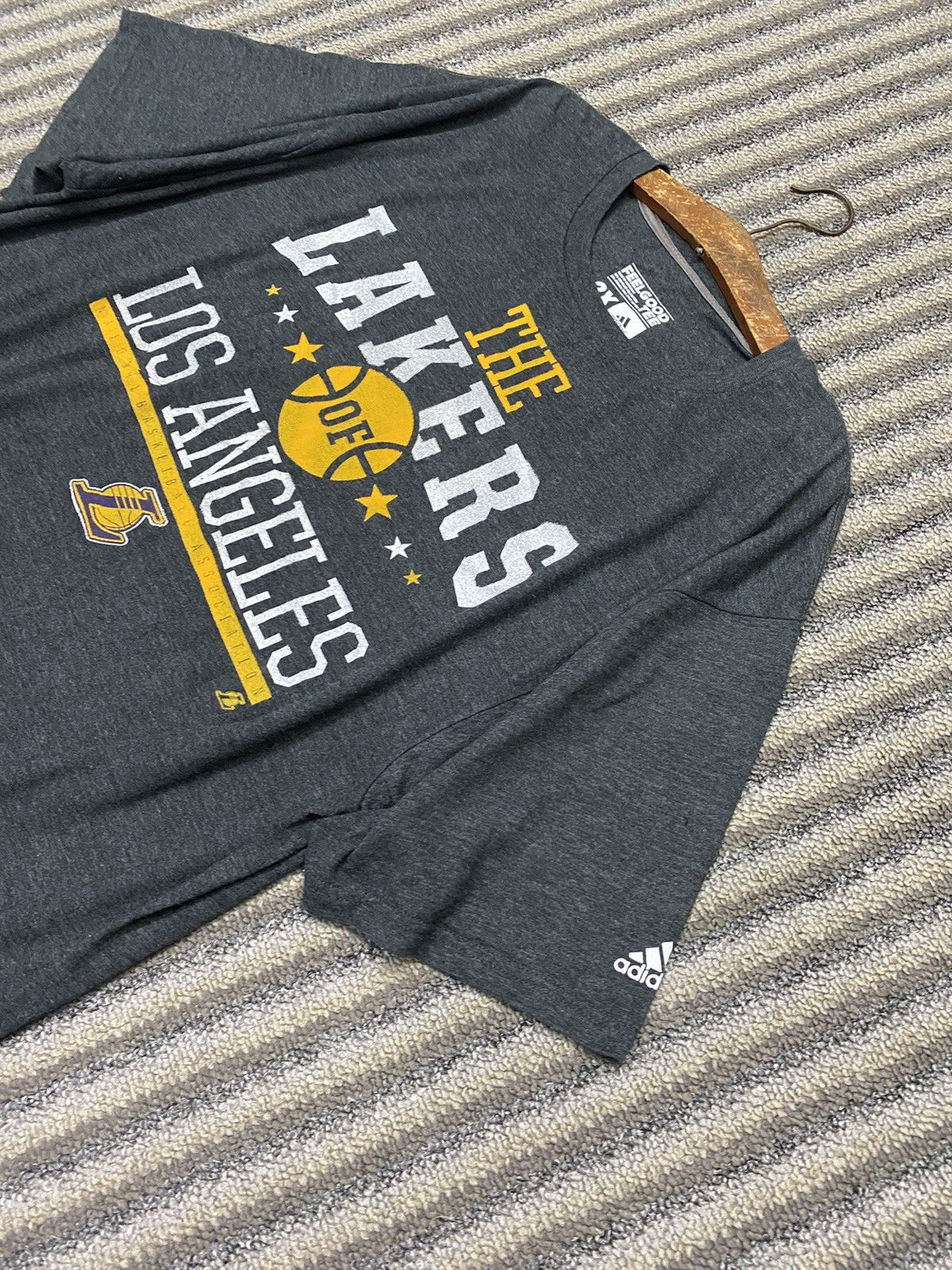 Adidas × NBA The Lakers Los Angeles x Adidas Size US XXL / EU 58 / 5 - 4 Thumbnail