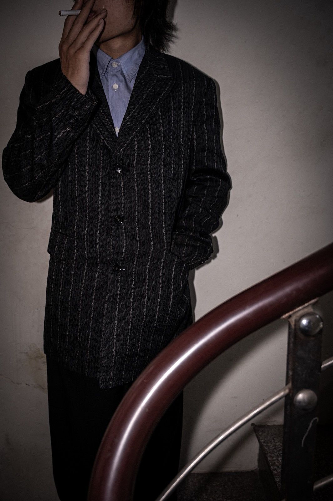 Comme des Garcons Homme Plus Comme des garcons homme plus ss96 runway striped jacket Size US S / EU 44-46 / 1 - 1 Thumbnail
